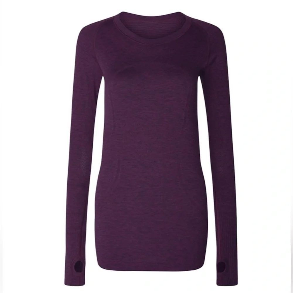 Lululemon Athletica Deep Purple Long Sleeve Tee - Picture 5 of 15